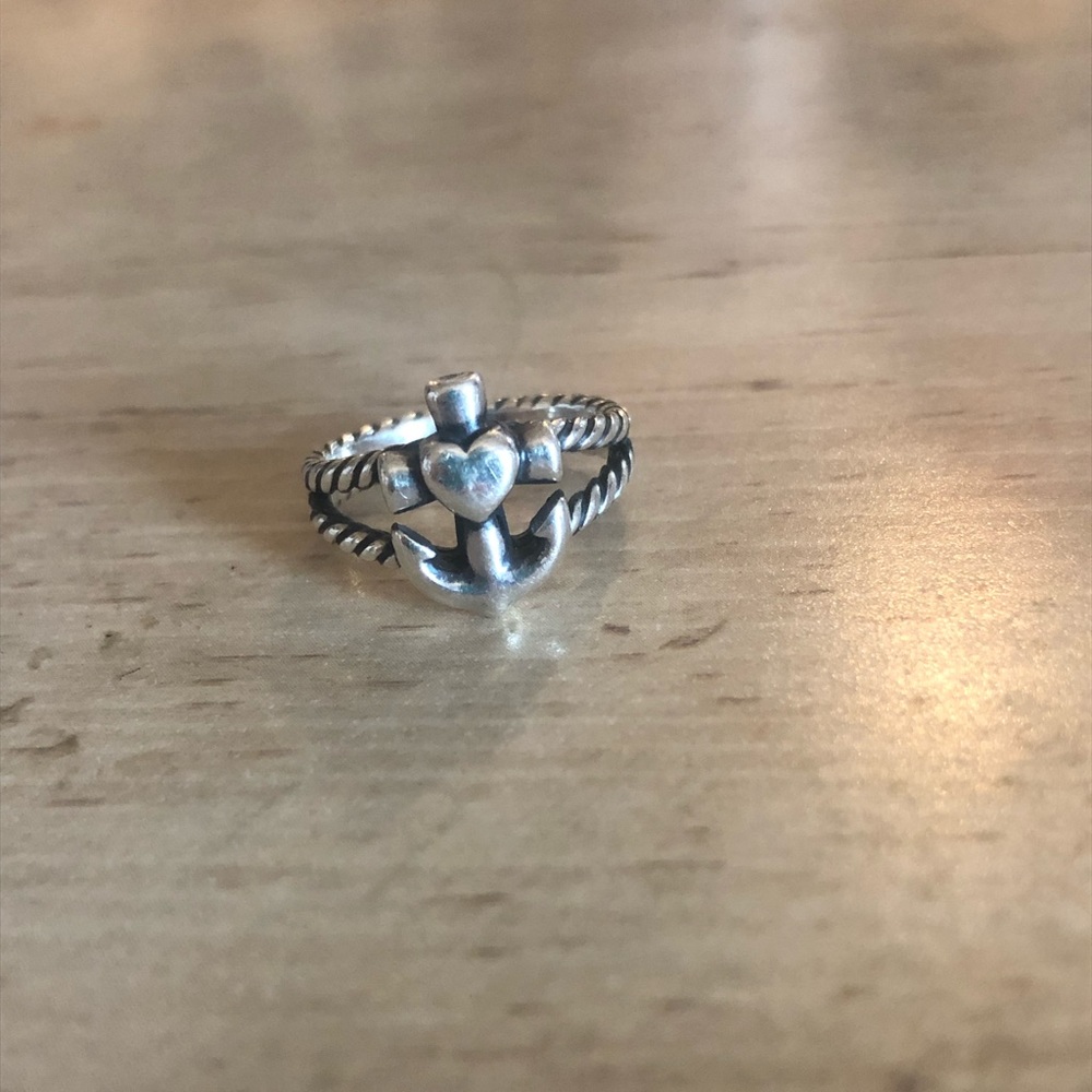 James Avery Faith, Hope, & Love twisted rope ring